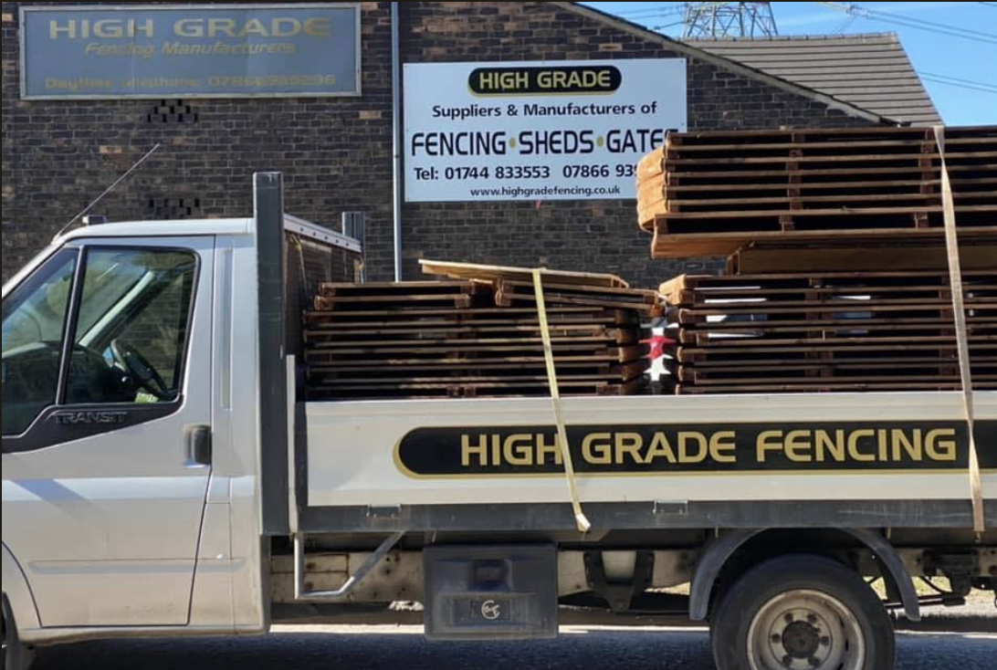 High Grade Fencing delivery truck